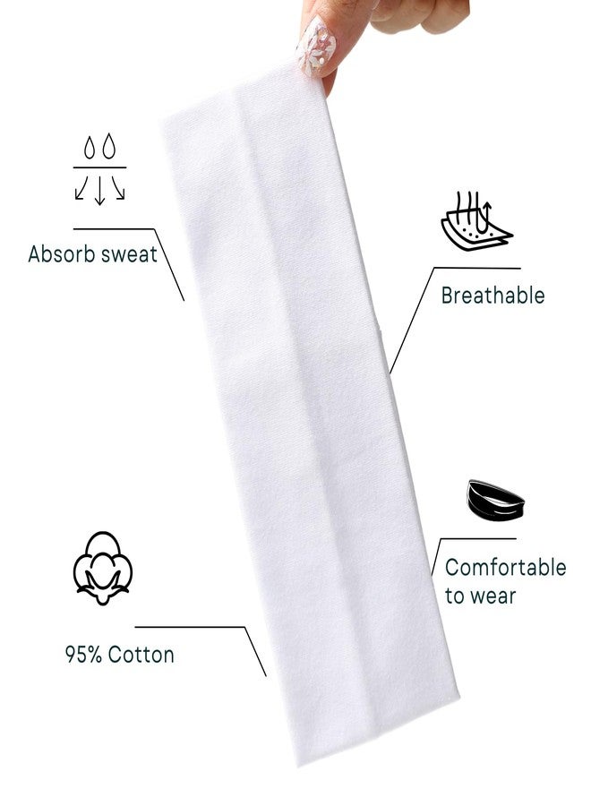 RJMBMUP 7 PCS Headbands for Women Cotton Non Slip Hair Bands Sweat Thick Headband Hair Accessories - Image 4